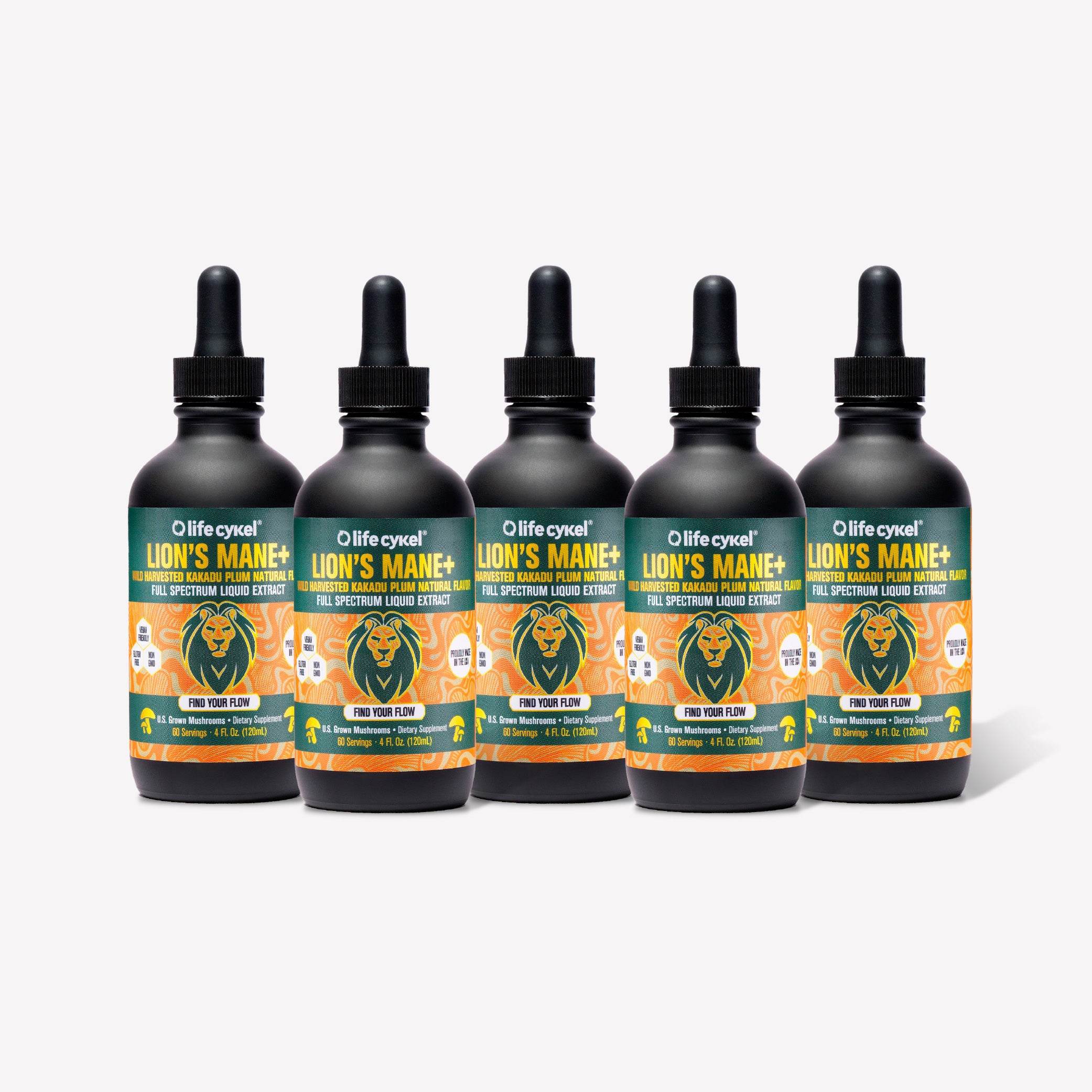 The Pride Pack - 5 x Lion's Mane